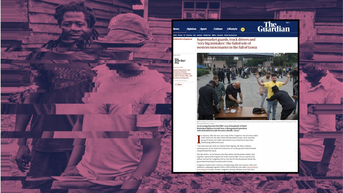 Supermarket guards, truck drivers and ‘very big mistakes’: the failed role of western mercenaries in the fall of Goma